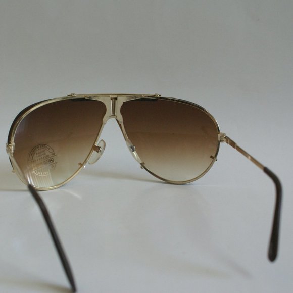 NWT TruVintage 90's semi-rimless Aviator pilot style w/"SPORTS" logo Sunglasses - Picture 9 of 10